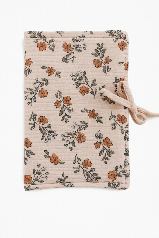 PROTEGE CARNET DE SANTE BEIGE/SAFRAN