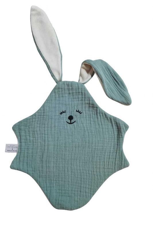 DOUDOU LAPIN VERT