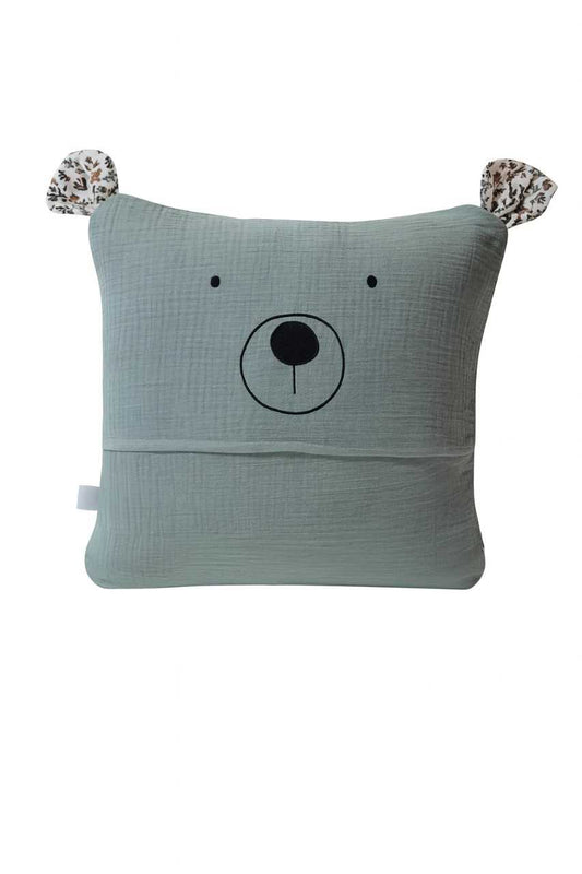 COUSSIN OURS VERT