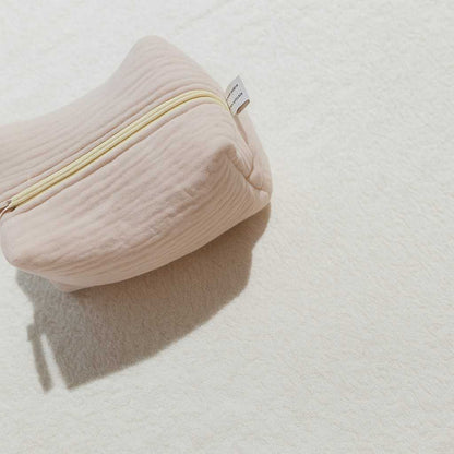 TROUSSE DE TOILETTE PLIABLE BEIGE