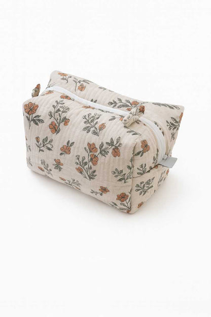 TROUSSE DE TOILETTE PLIABLE  FLEURIE 1