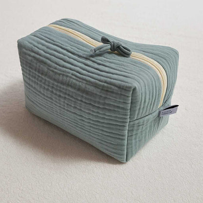 TROUSSE DE TOILETTE PLIABLE VERTE