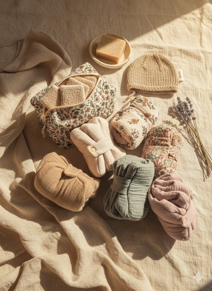 TROUSSE DE TOILETTE PLIABLE LATTE