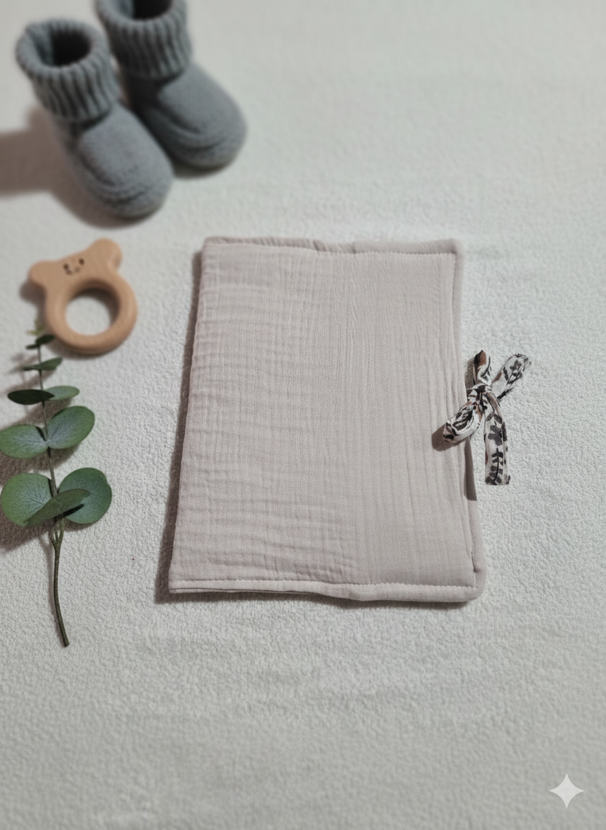 PROTEGE CARNET DE SANTE BEIGE