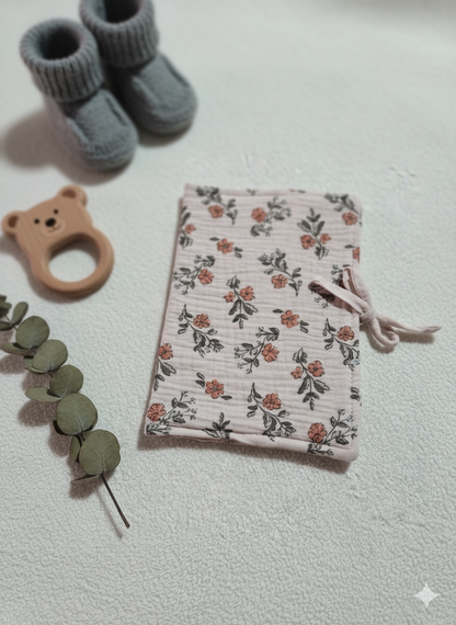 PROTEGE CARNET DE SANTE BEIGE/SAFRAN