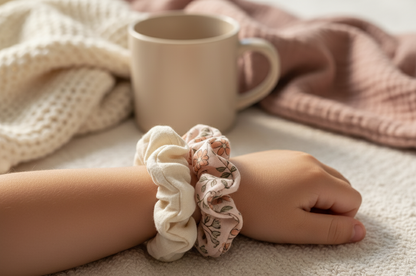 CHOUCHOU POUR CHEVEUX BEIGE