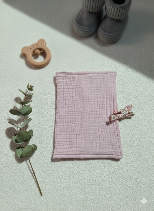 PROTEGE CARNET DE SANTE ROSE