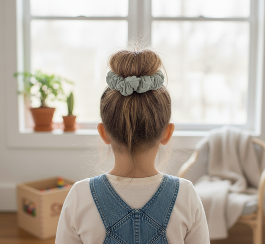 CHOUCHOU POUR CHEVEUX VERT